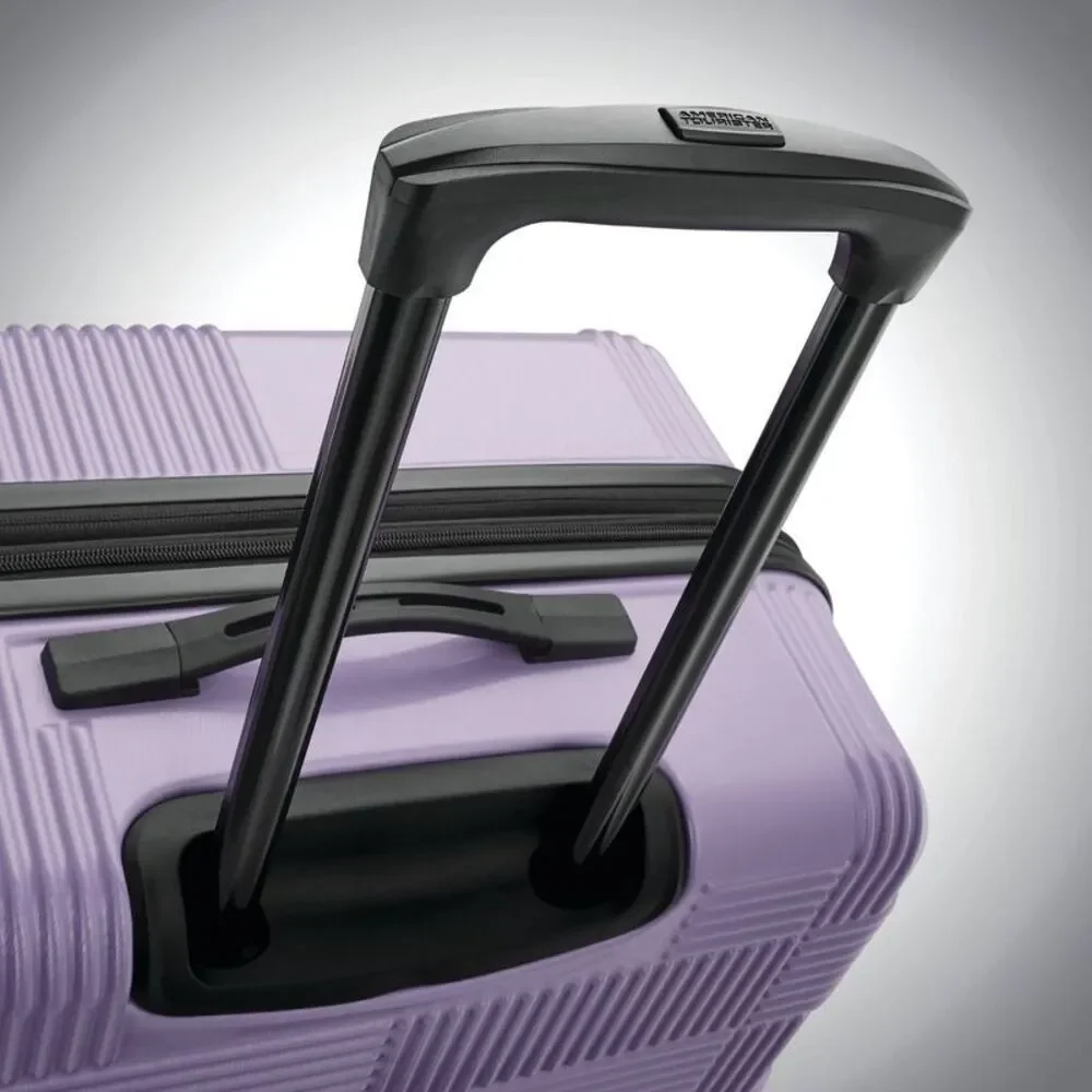 American Tourister -  NXT Hardside Large Checked Spin Lilac
